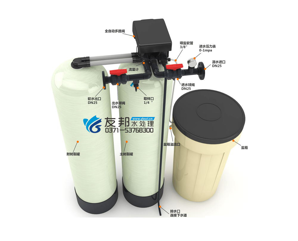 4T/H(每小時出水4噸)全自動軟化水設(shè)備